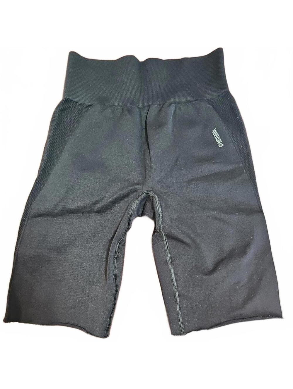 Gymshark Flex Cycling Biker Shorts In Black Grey Charcoal - Size S